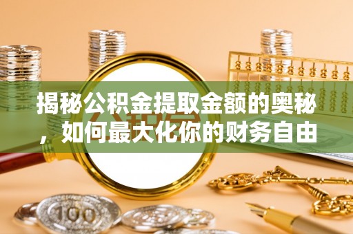里港揭秘公积金提取金额的奥秘，如何最大化你的财务自由