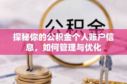 里港探秘你的公积金个人账户信息，如何管理与优化
